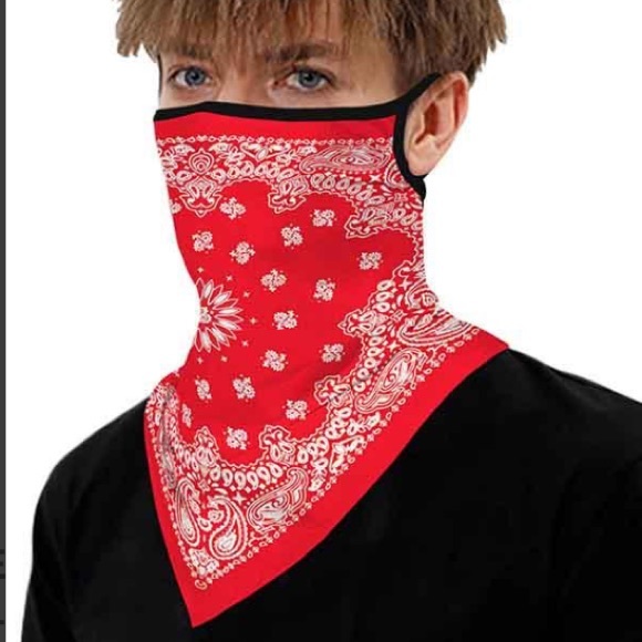 Fashion Mask Face Bandana Ear Loops #unisex - Picture 9 of 10